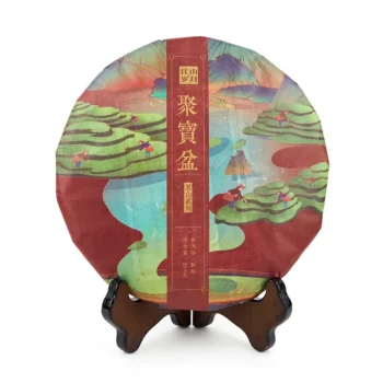 Шу пуэр "Цзю Бао Пэн" блин 357 г. (2018 г.)